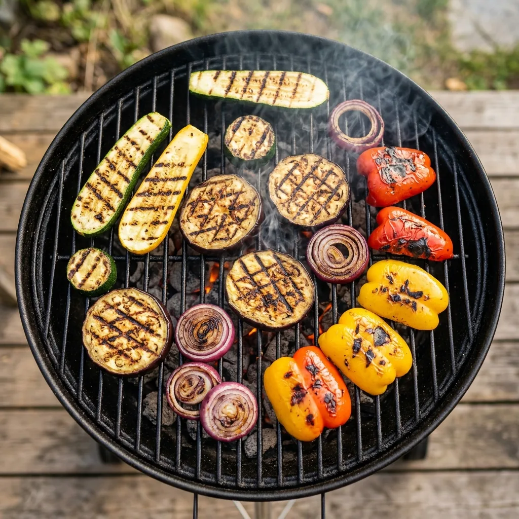 Grillen Rezepte mit Gemüse 10 A top down shot 202604151626