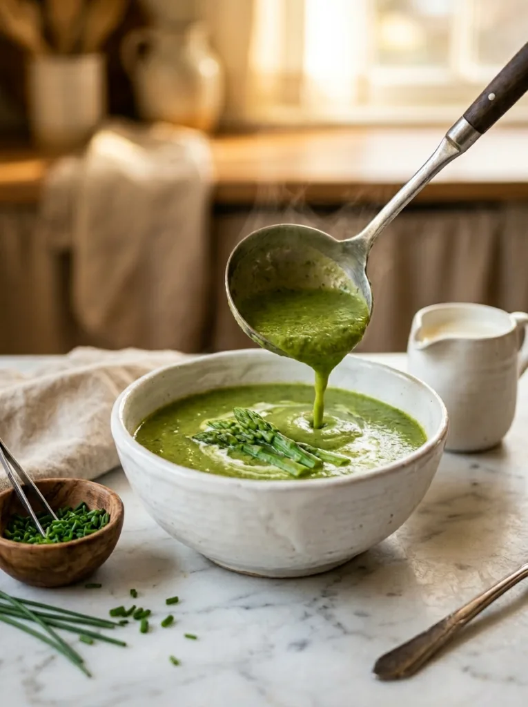 Asparagus soup being 202604121752