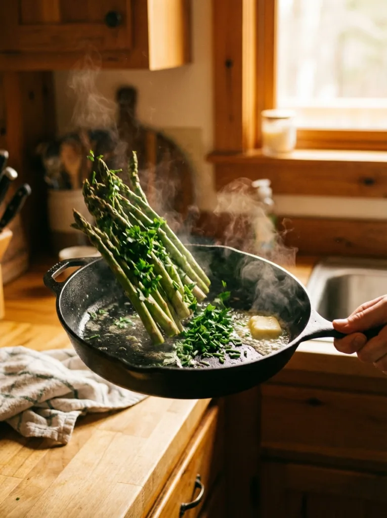 Spargelgenuss 11 Asparagus tossed in 202604080221