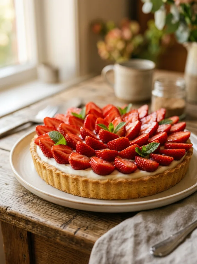 Strawberry tart with 202604102335