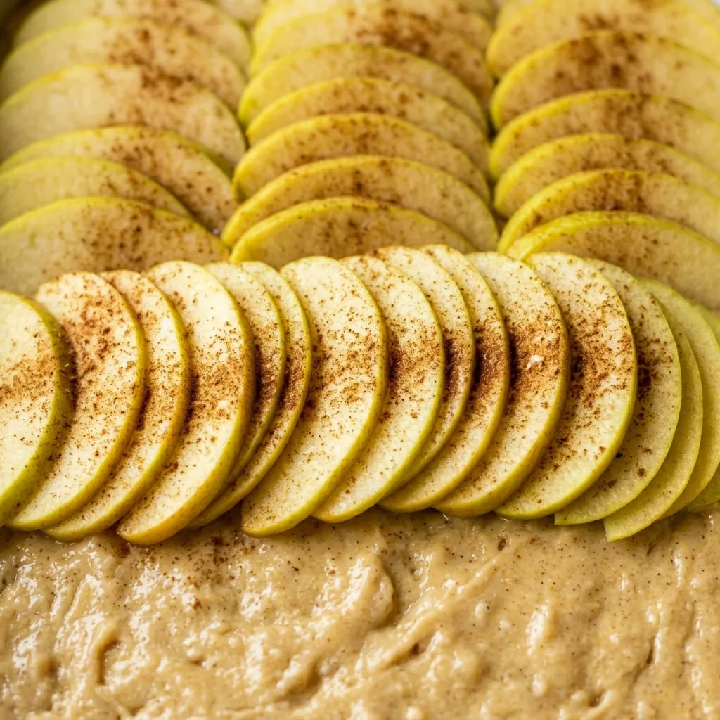 Kuchen Rezepte: Die besten einfachen Ideen zum Nachbacken 10 Apple slices arranged on cake 202605050021