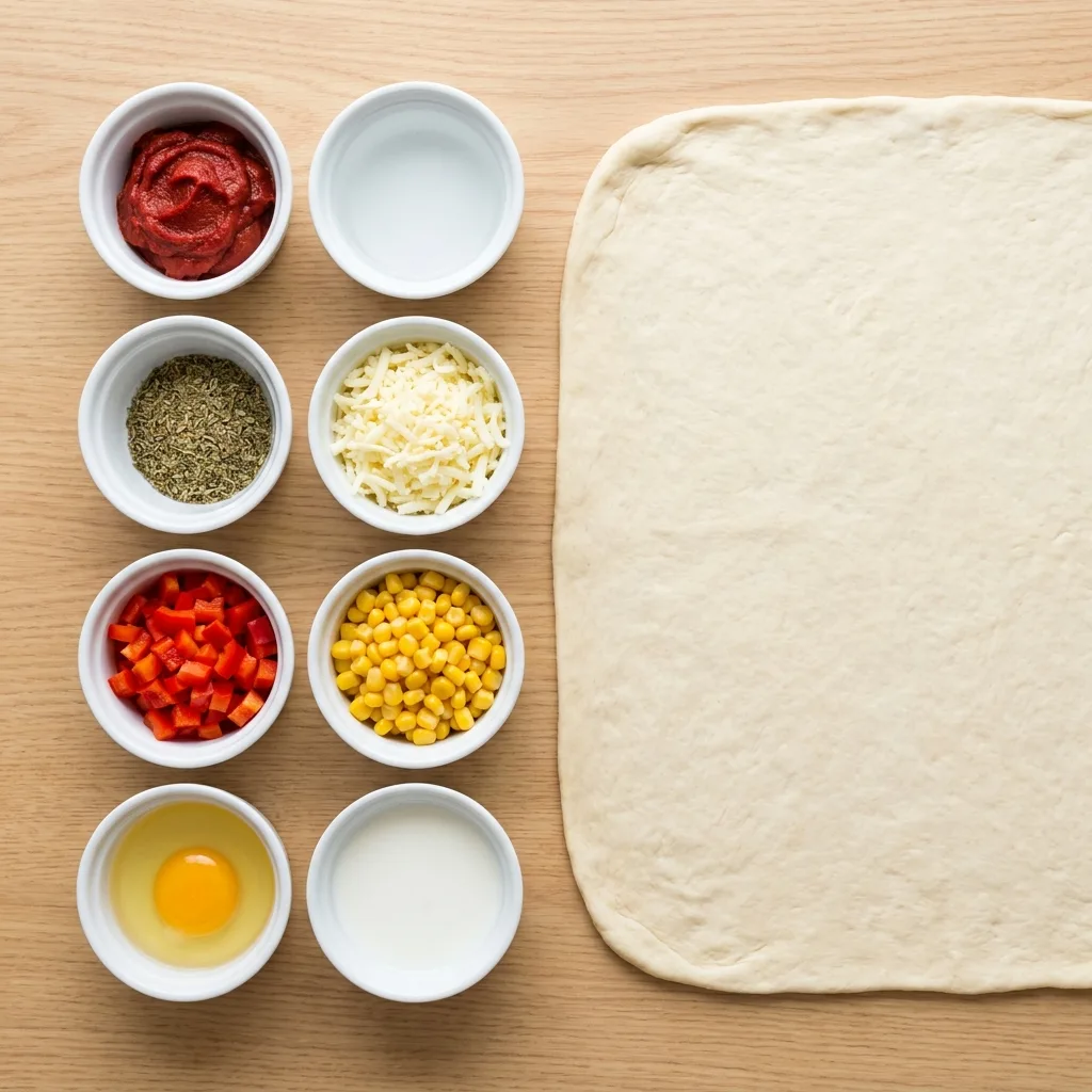 Schnelle Pizzastangen – herzhaftes Fingerfood in Rekordzeit 9 Ingredients for Pizzastangen arr… 202605081853 1