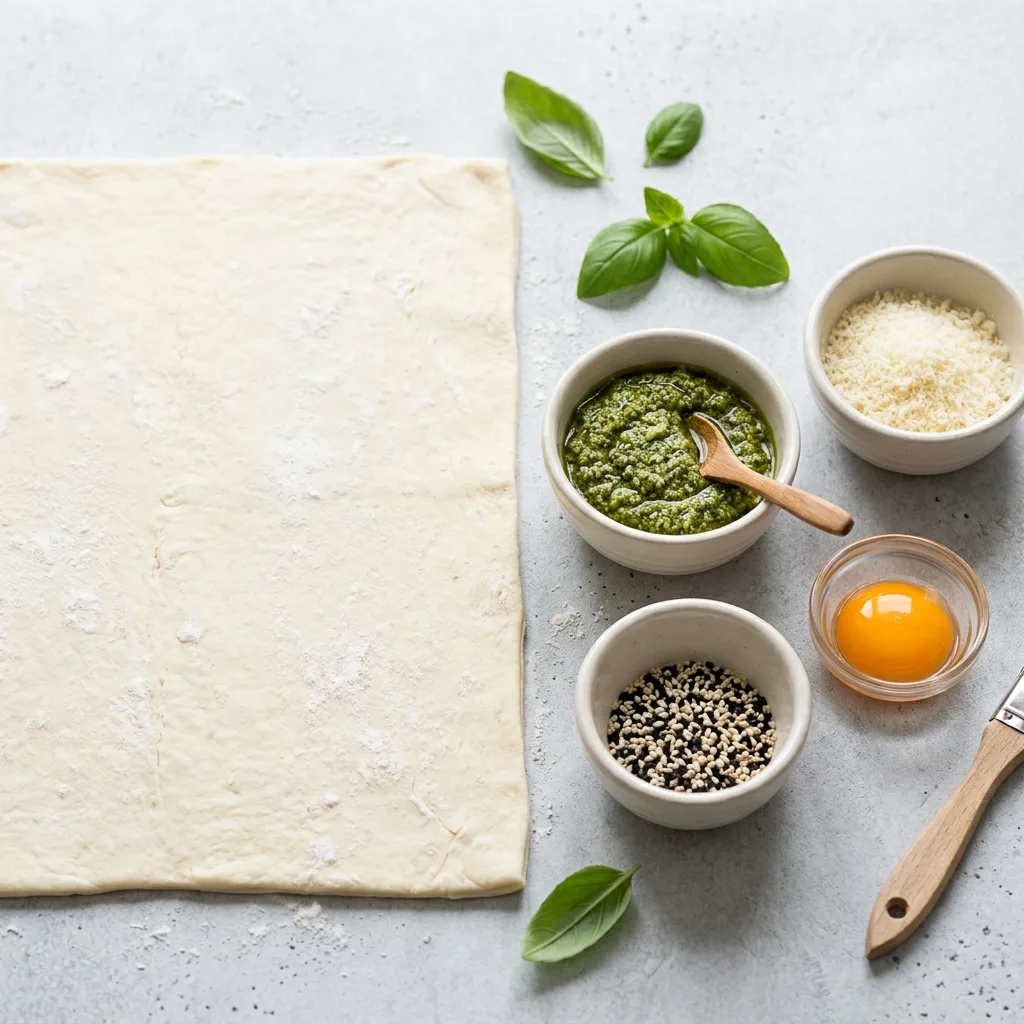 Ingredients for pesto twists 202605062343
