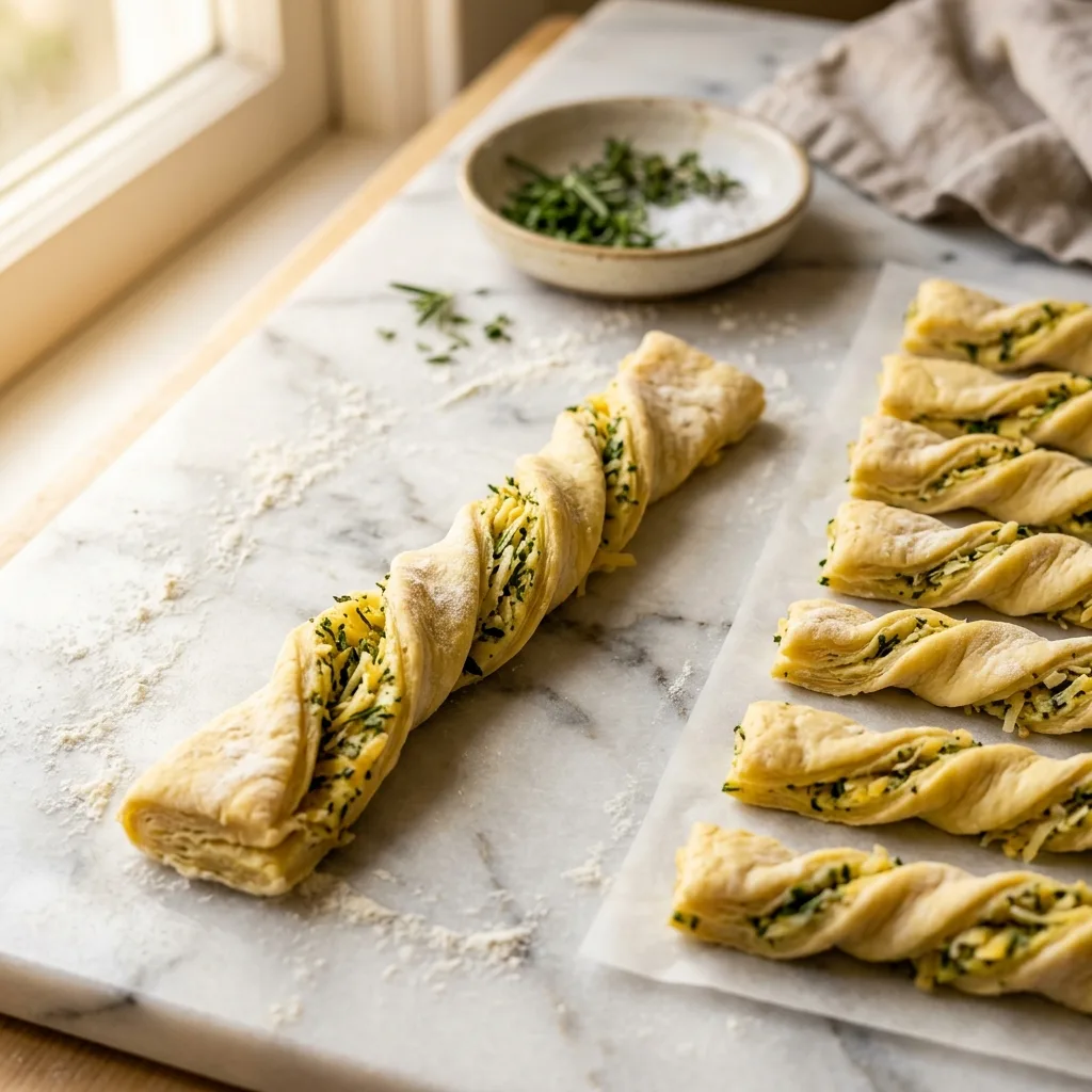 Fingerfood-Rezepte – 10 Einfache Ideen, Die Immer Gelingen 10 Raw puff pastry strips twisted 202605062151
